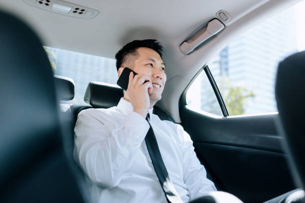 Interior of a high-end chauffeur Dublin vehicle