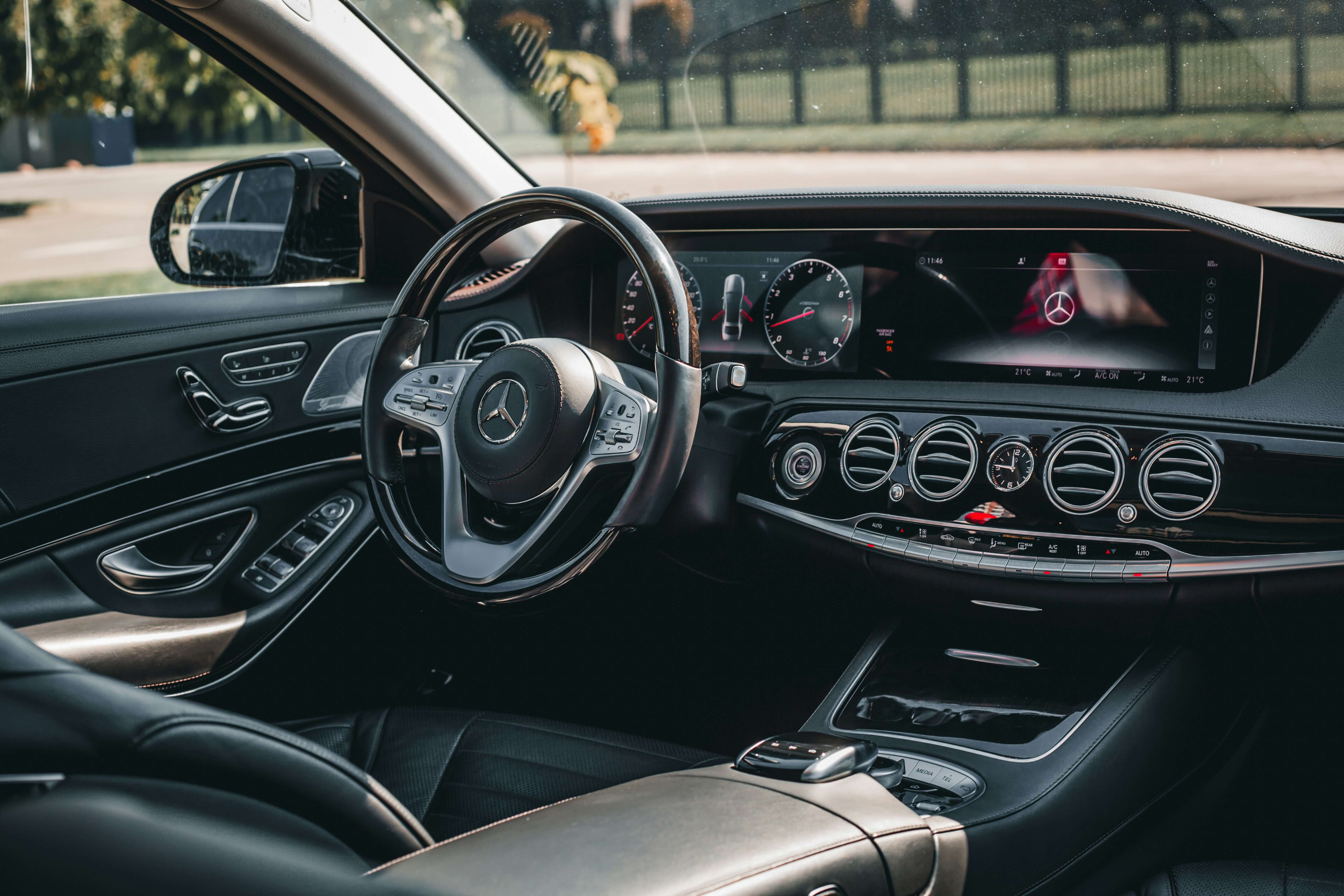 Mercedes-Benz luxury cockpit interior