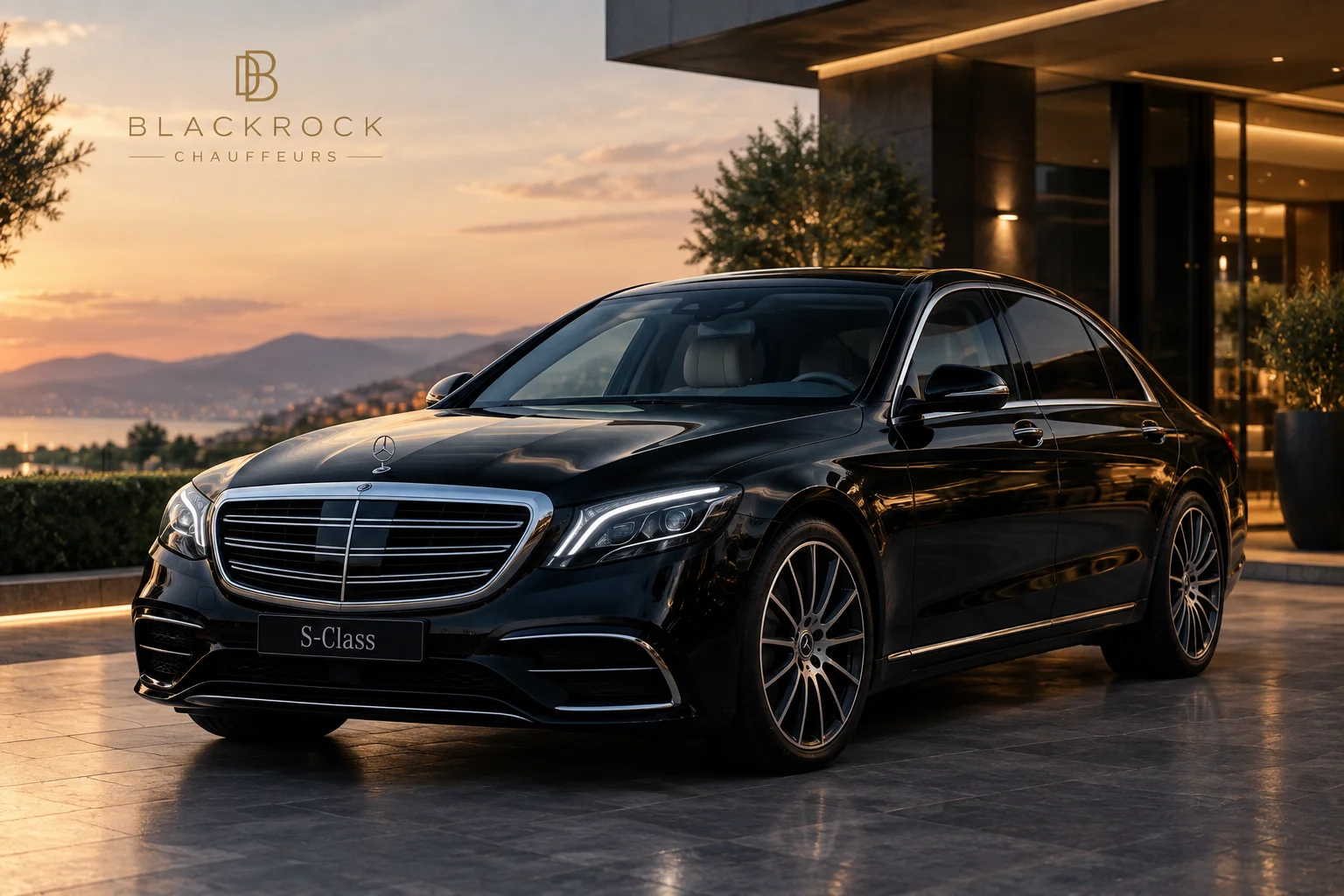 Mercedes-Benz S-Class interior chauffeur car